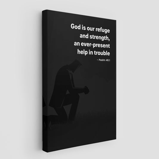 Psalm 46:1 God is our refuge and strength