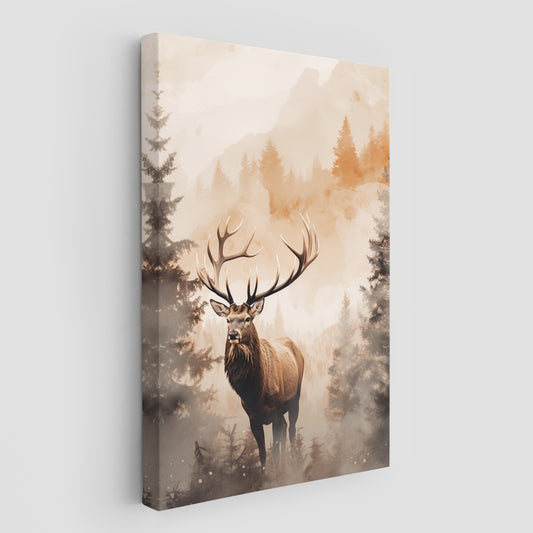 The Forest Elk Wall Art