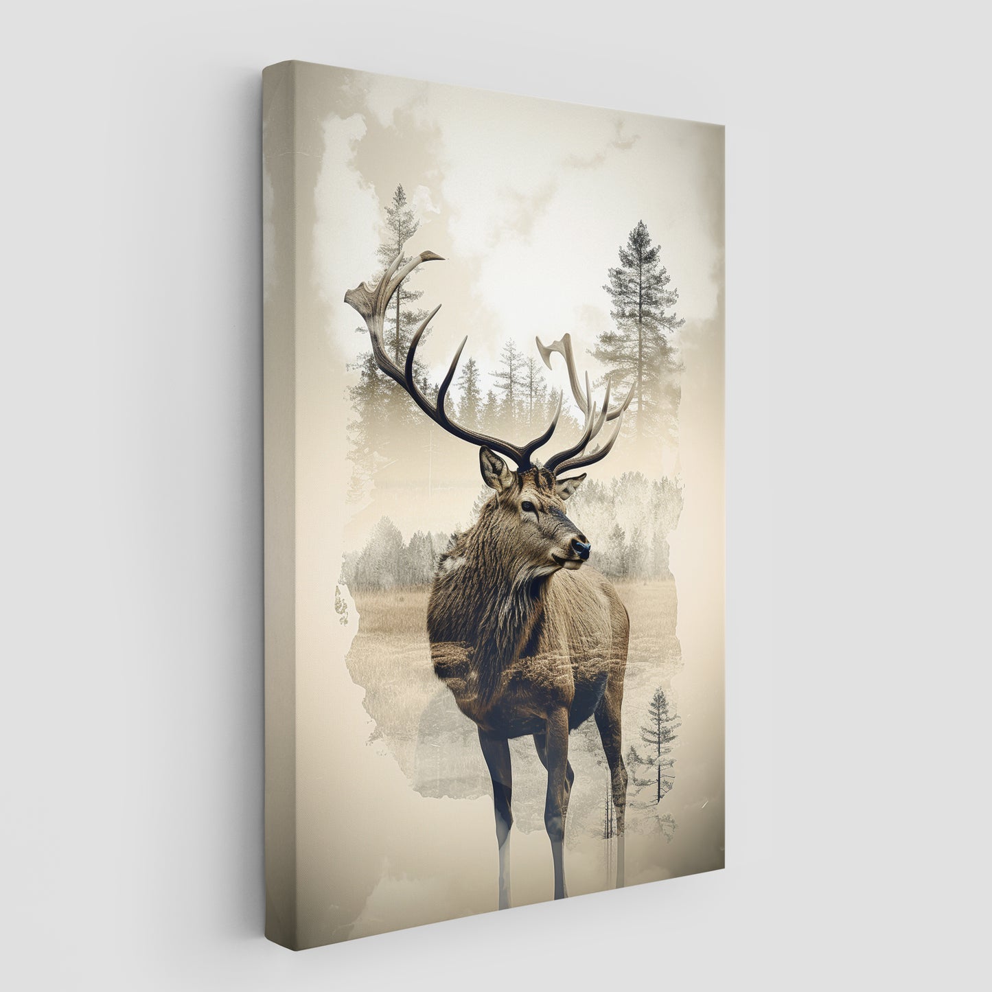 Elk and Wilderness Wall Art