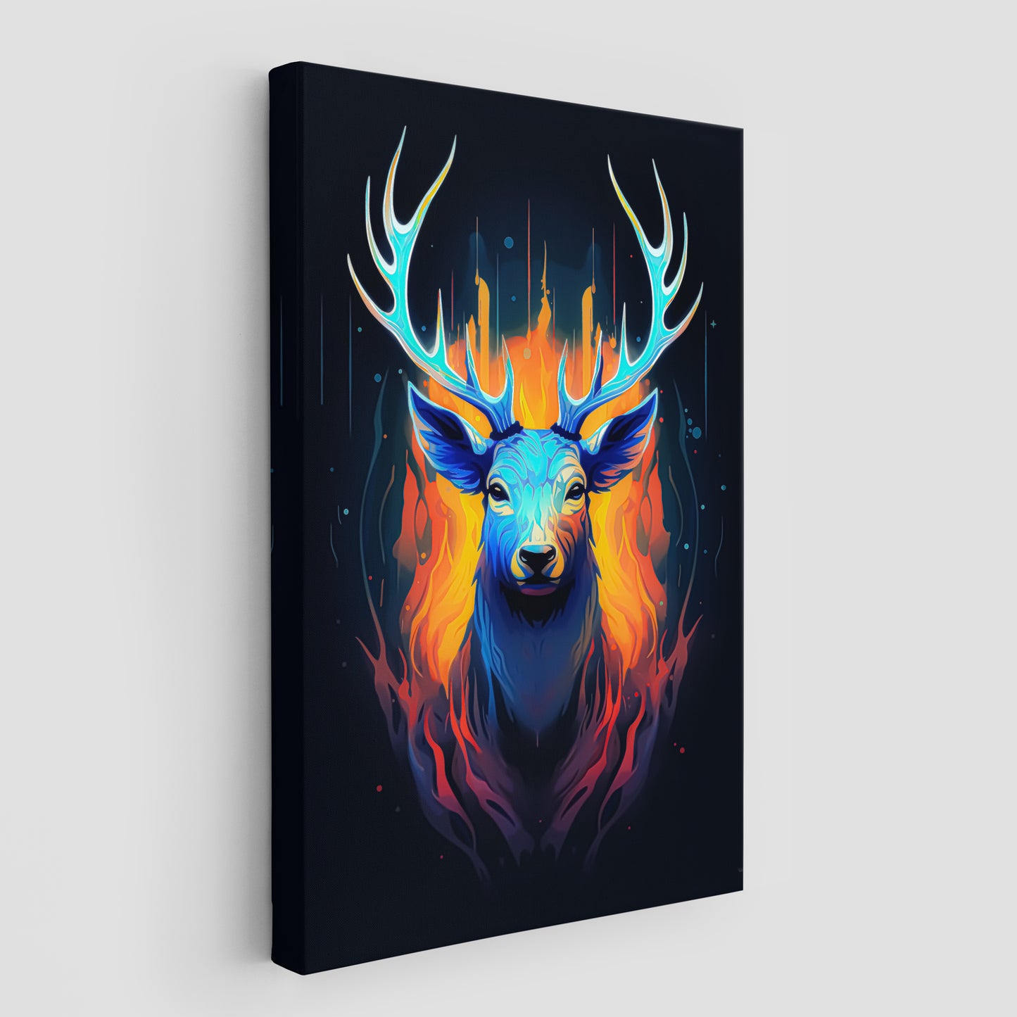 The Noble Elk Abstract Wall Art