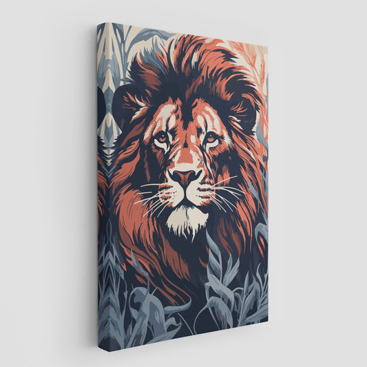 Commanding Authority Of Lion Wall Art