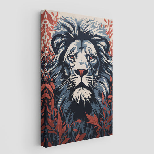 Lion Abstract Wall Art