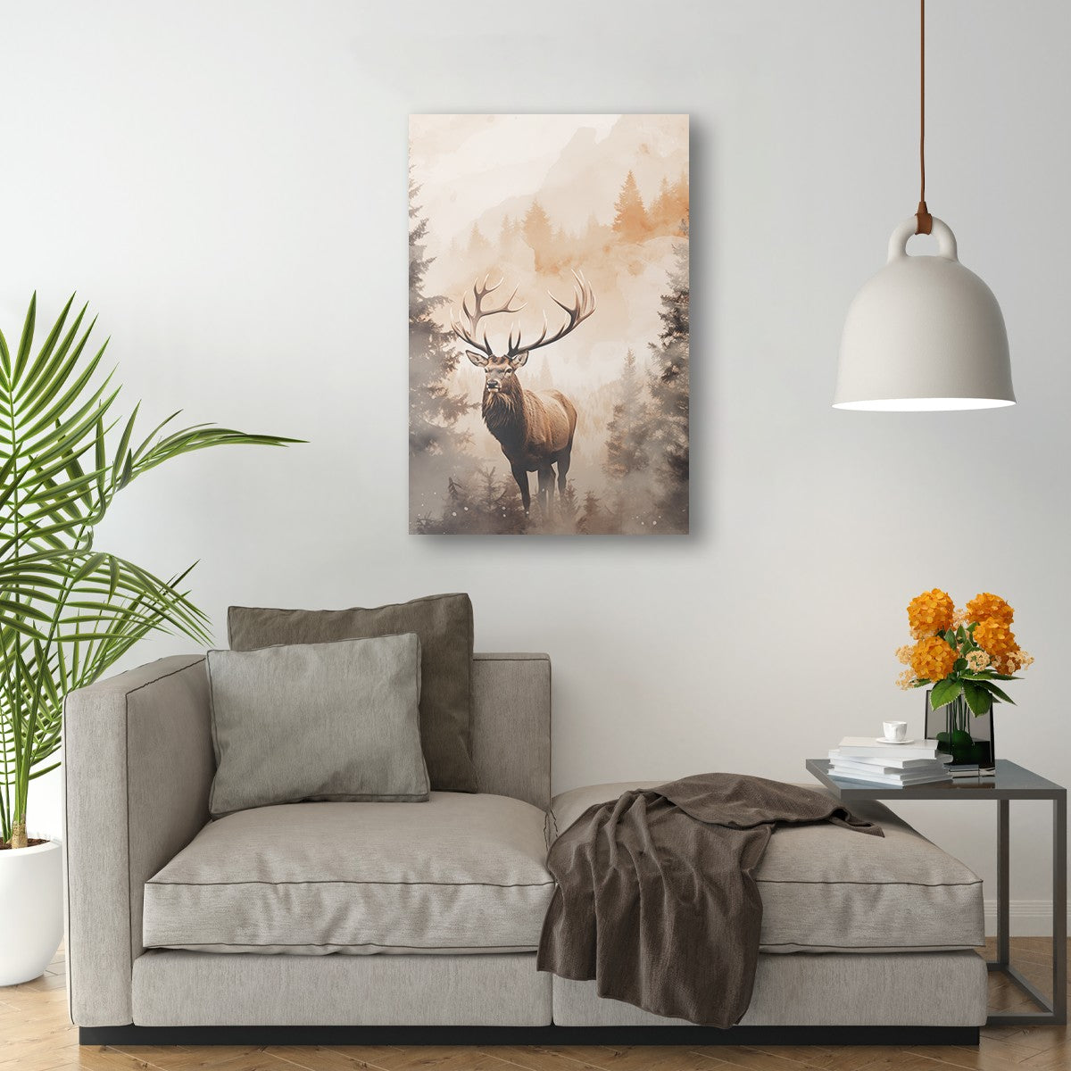The Forest Elk Wall Art