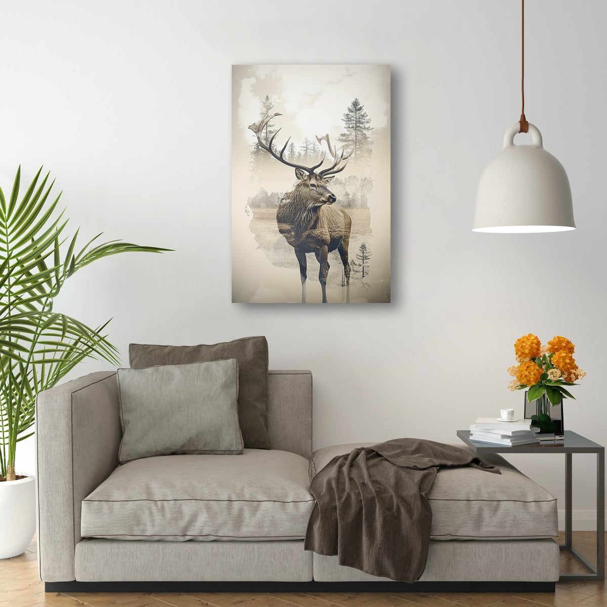 Elk and Wilderness Wall Art