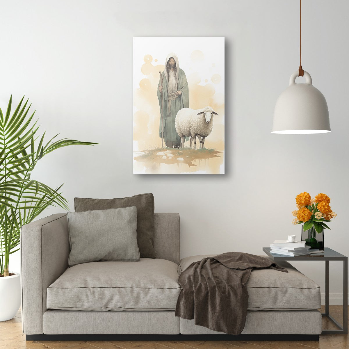 The Shepherd Guardian of the Flock Wall Art