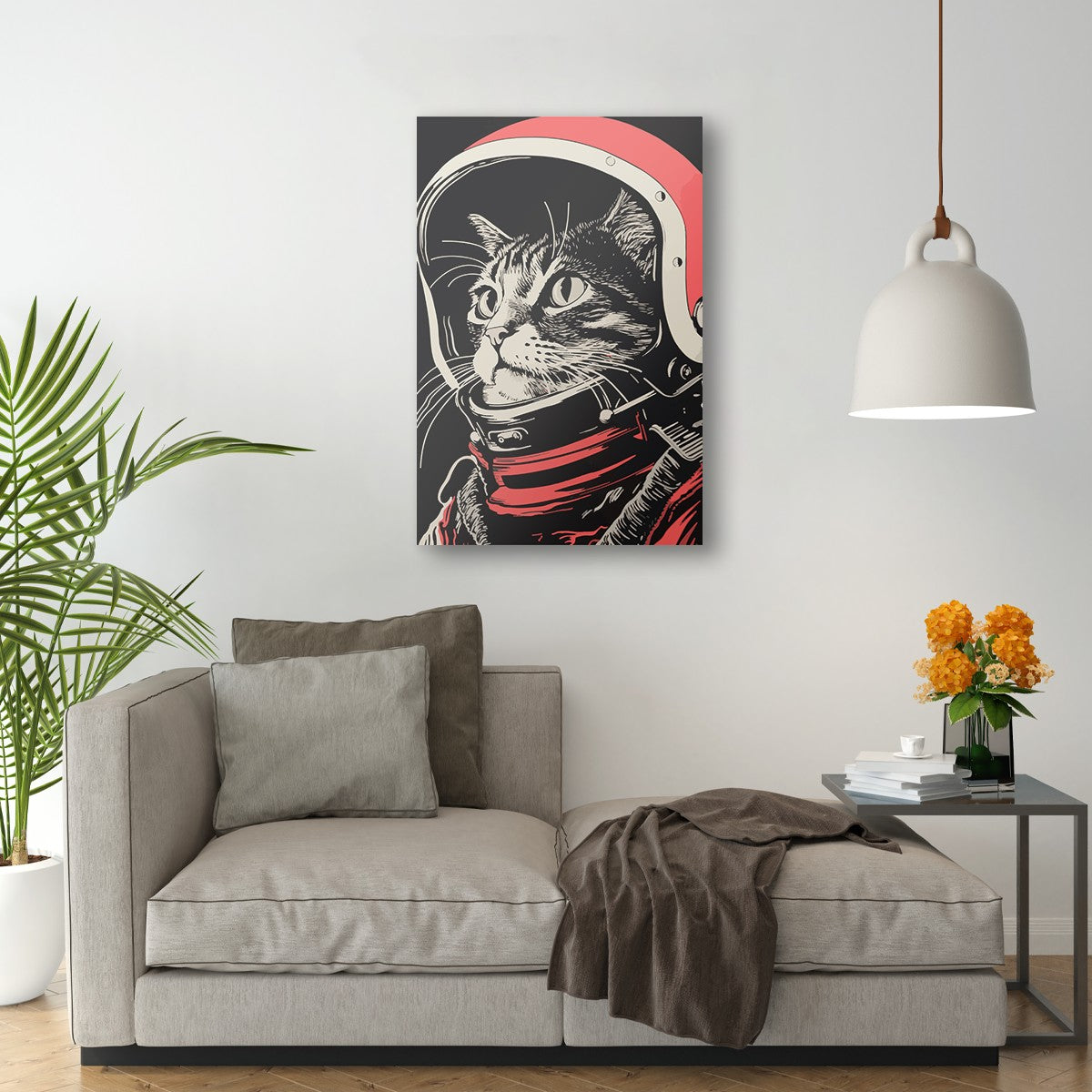 Astronaut Cat Wall Art | Digital Download