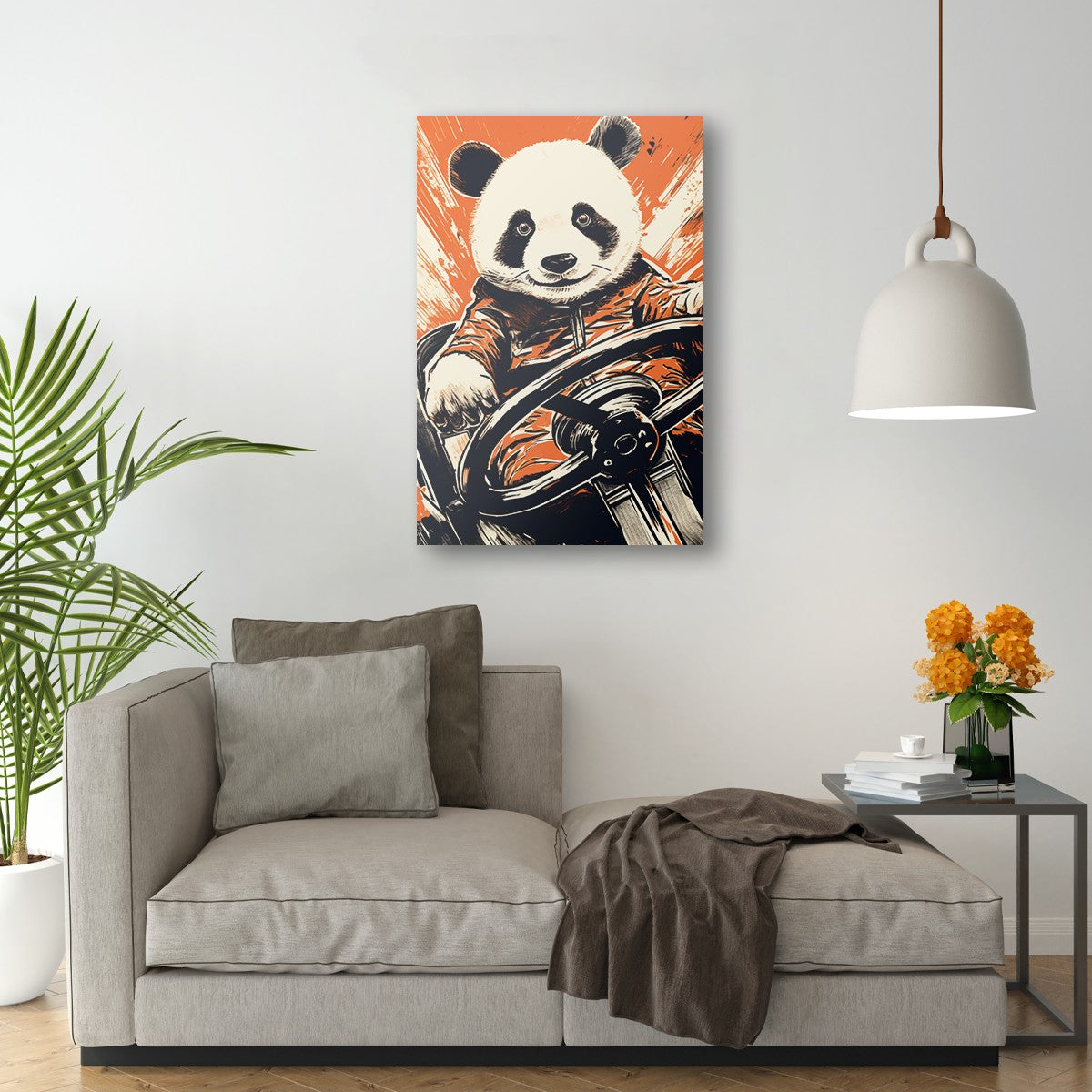 Panda's Joyride Wall Art