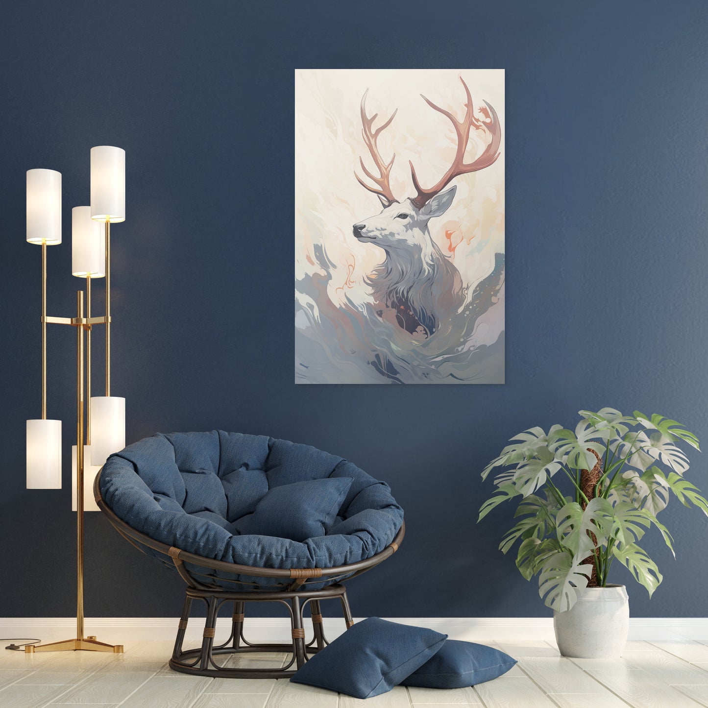 Abstract Elk Visions Wall Art