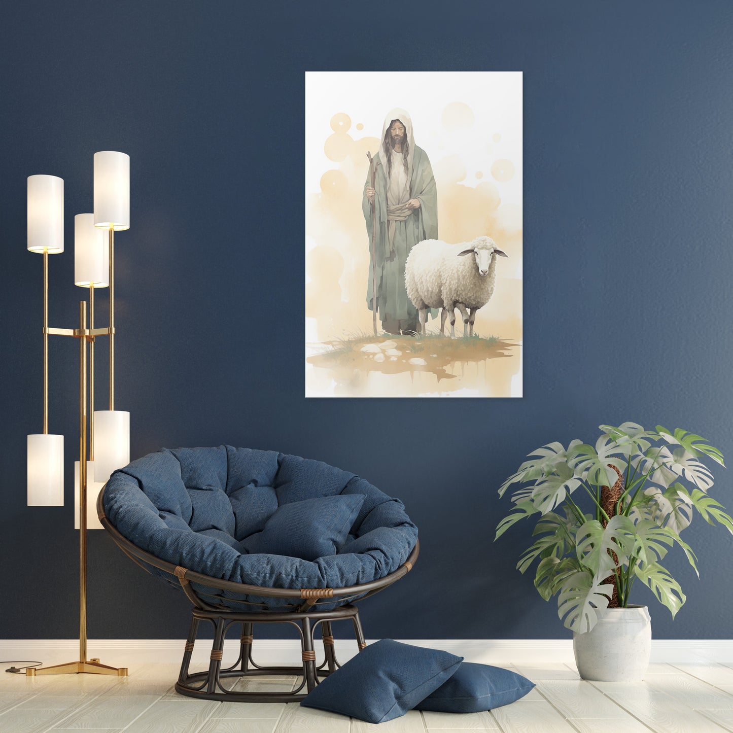 The Shepherd Guardian of the Flock Wall Art