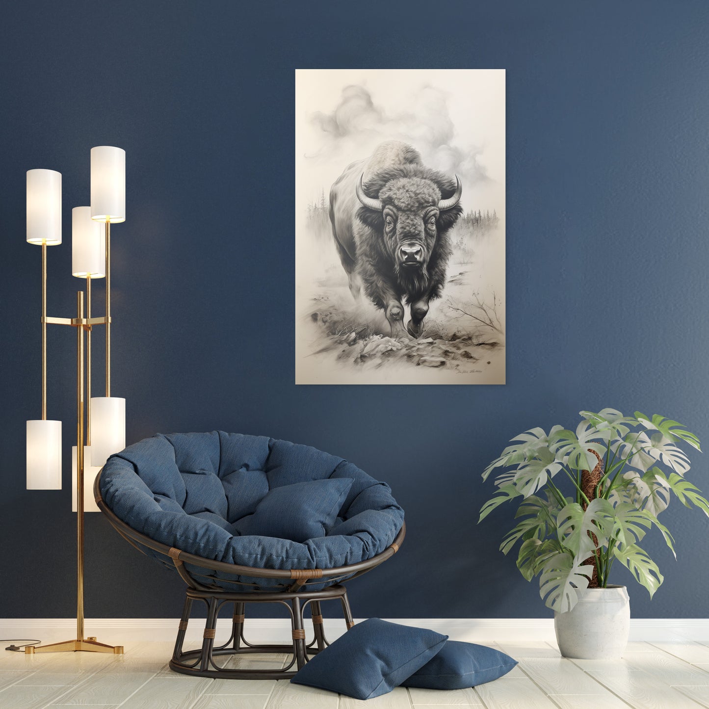 Bison In Hayden Valley