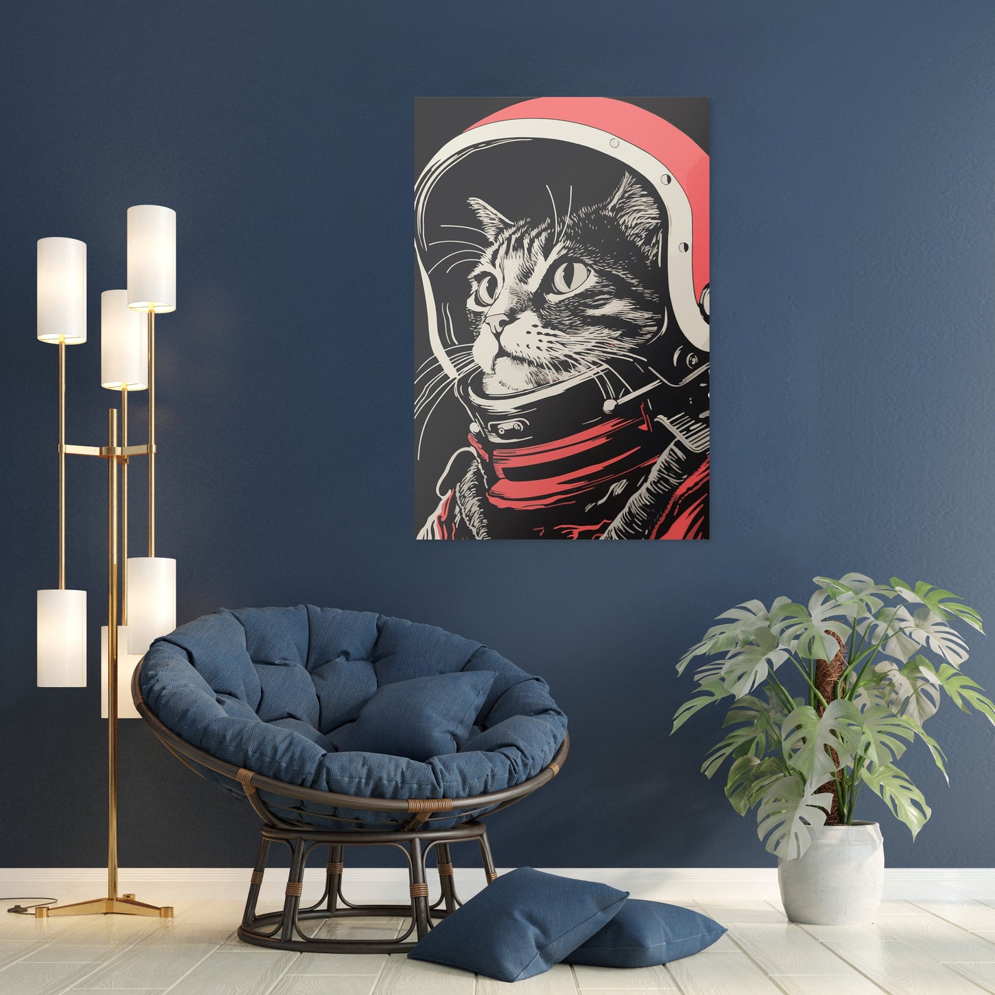 Astronaut Cat Wall Art | Digital Download