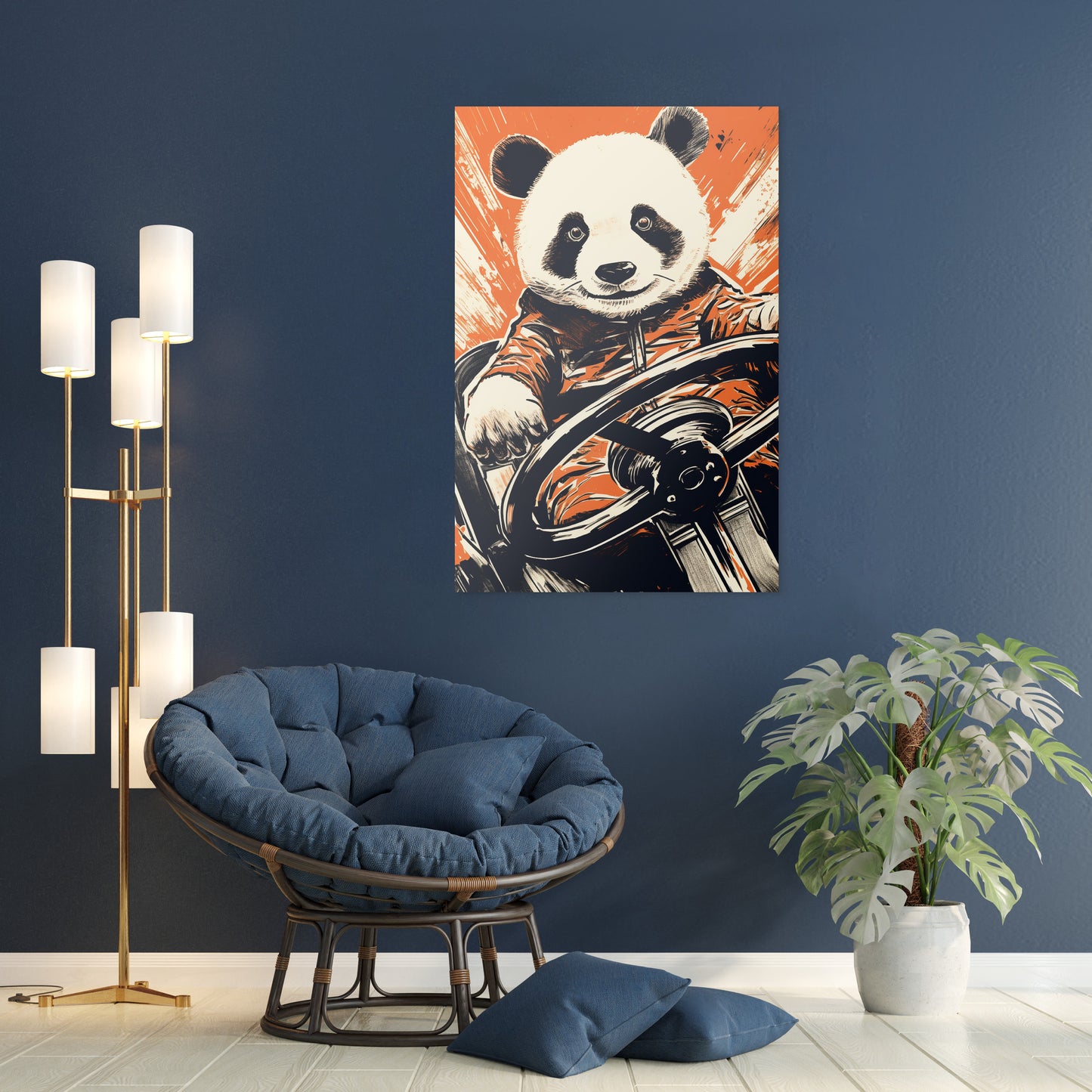 Panda's Joyride Wall Art