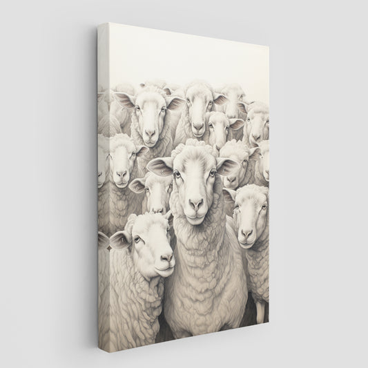 Flock Of Sheep Wall Art