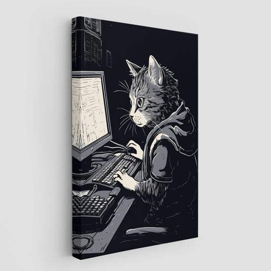 Developer Cat Wall Art