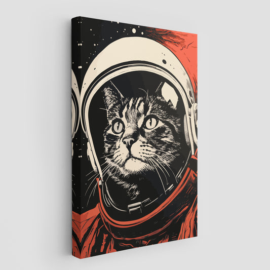 Cat in Space Wall Art