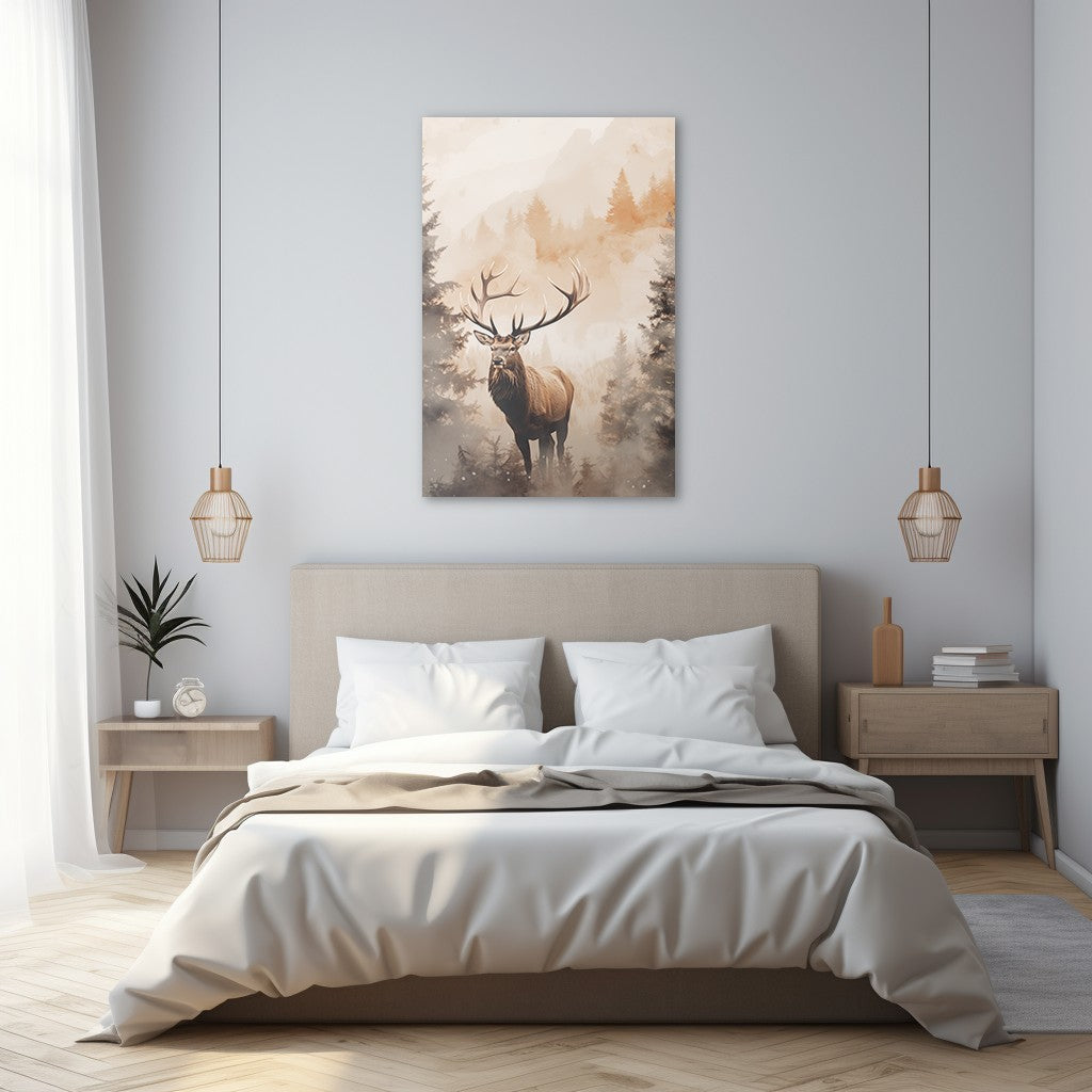 The Forest Elk Wall Art