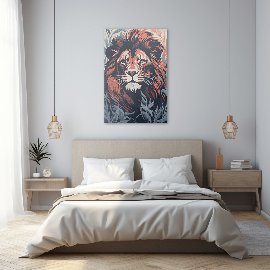 Commanding Authority Of Lion Wall Art