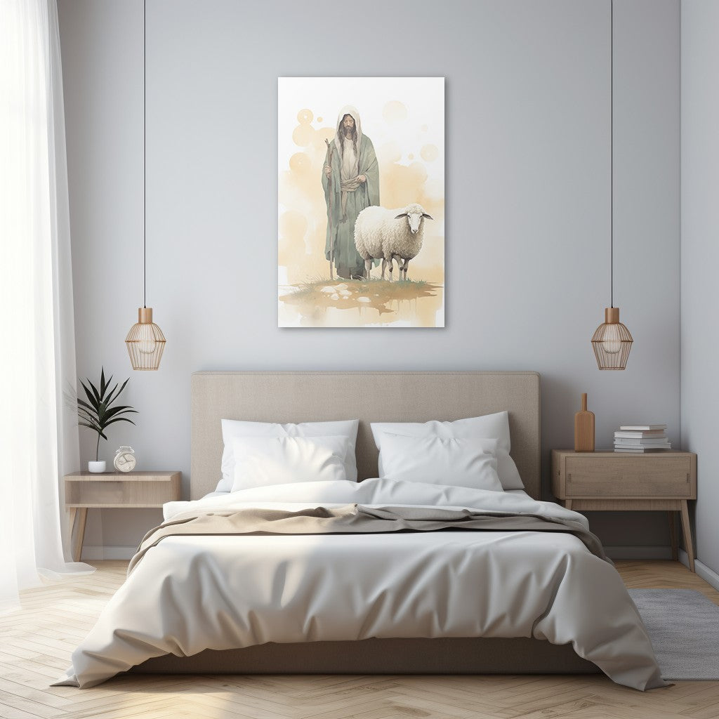 The Shepherd Guardian of the Flock Wall Art