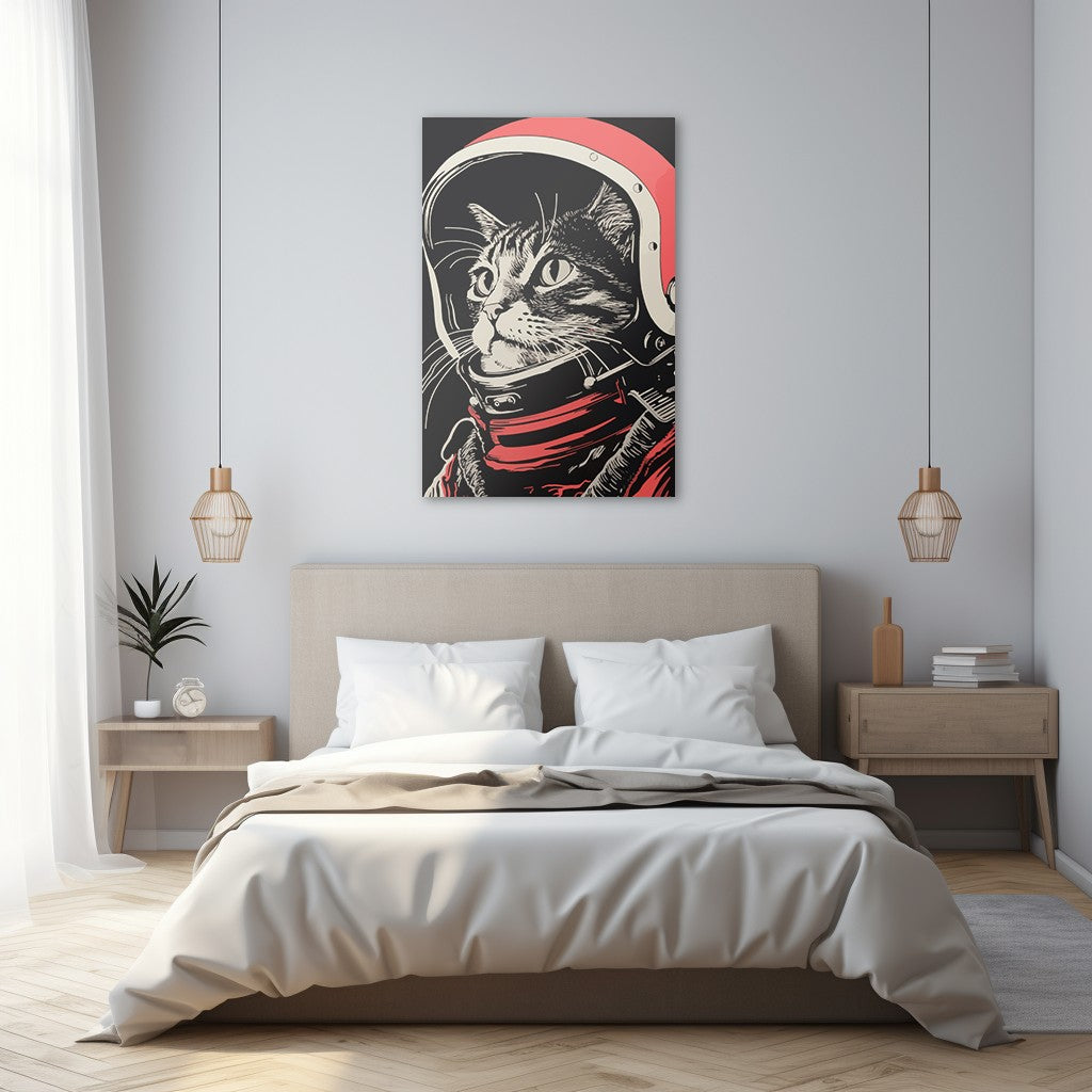 Astronaut Cat Wall Art | Digital Download