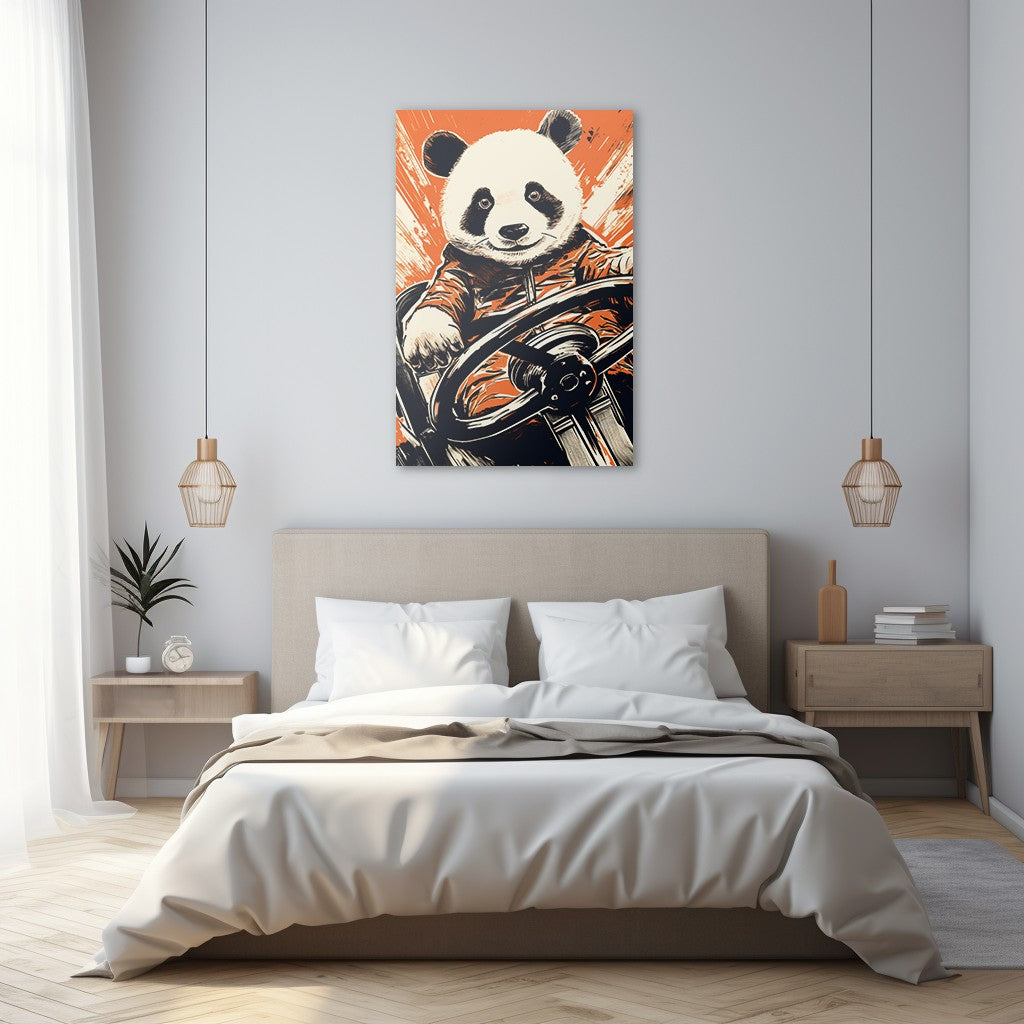 Panda's Joyride Wall Art