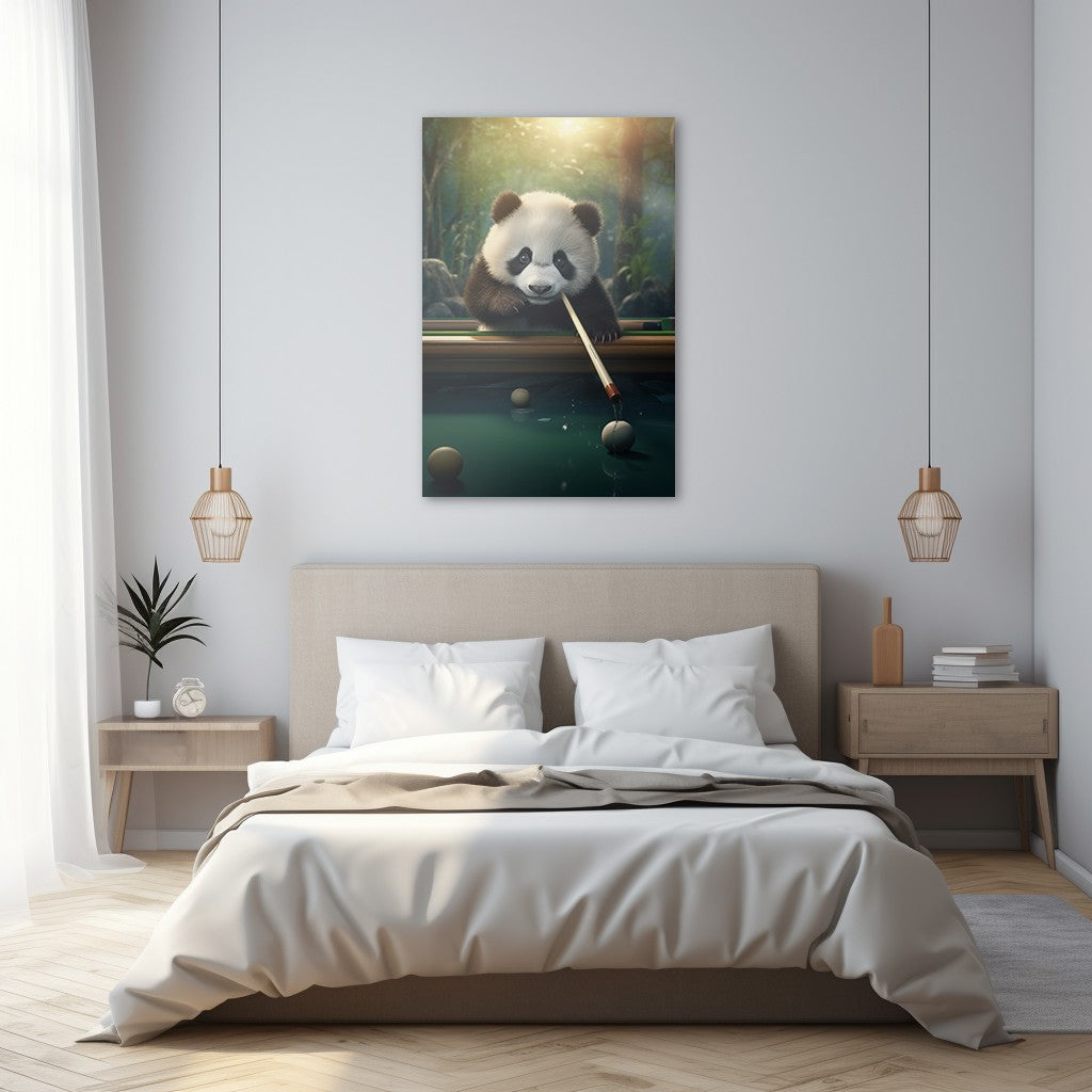 The Panda's Snooker Delight Wall Art