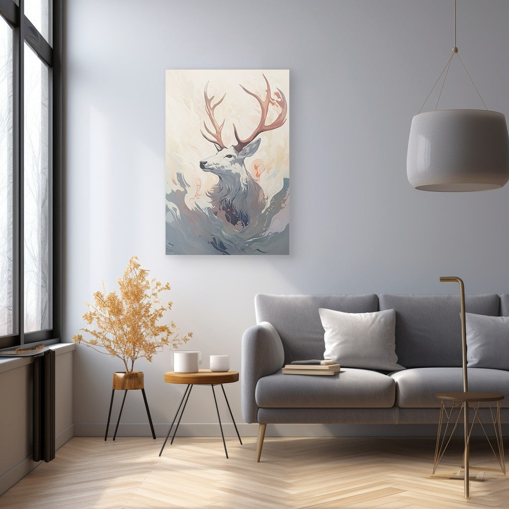 Abstract Elk Visions Wall Art