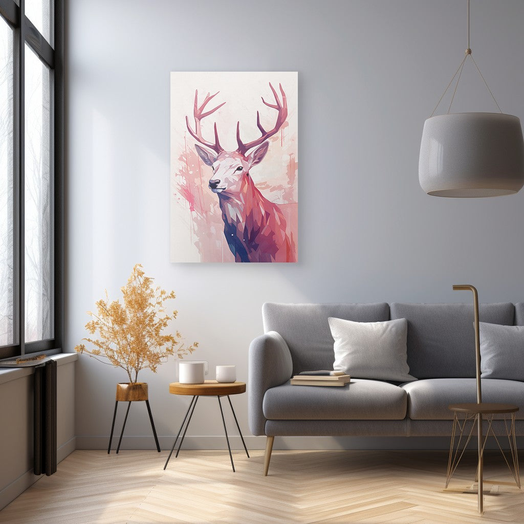 Elk Abstract Wall Art