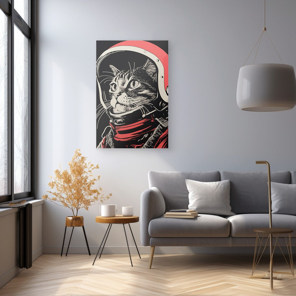 Astronaut Cat Wall Art | Digital Download