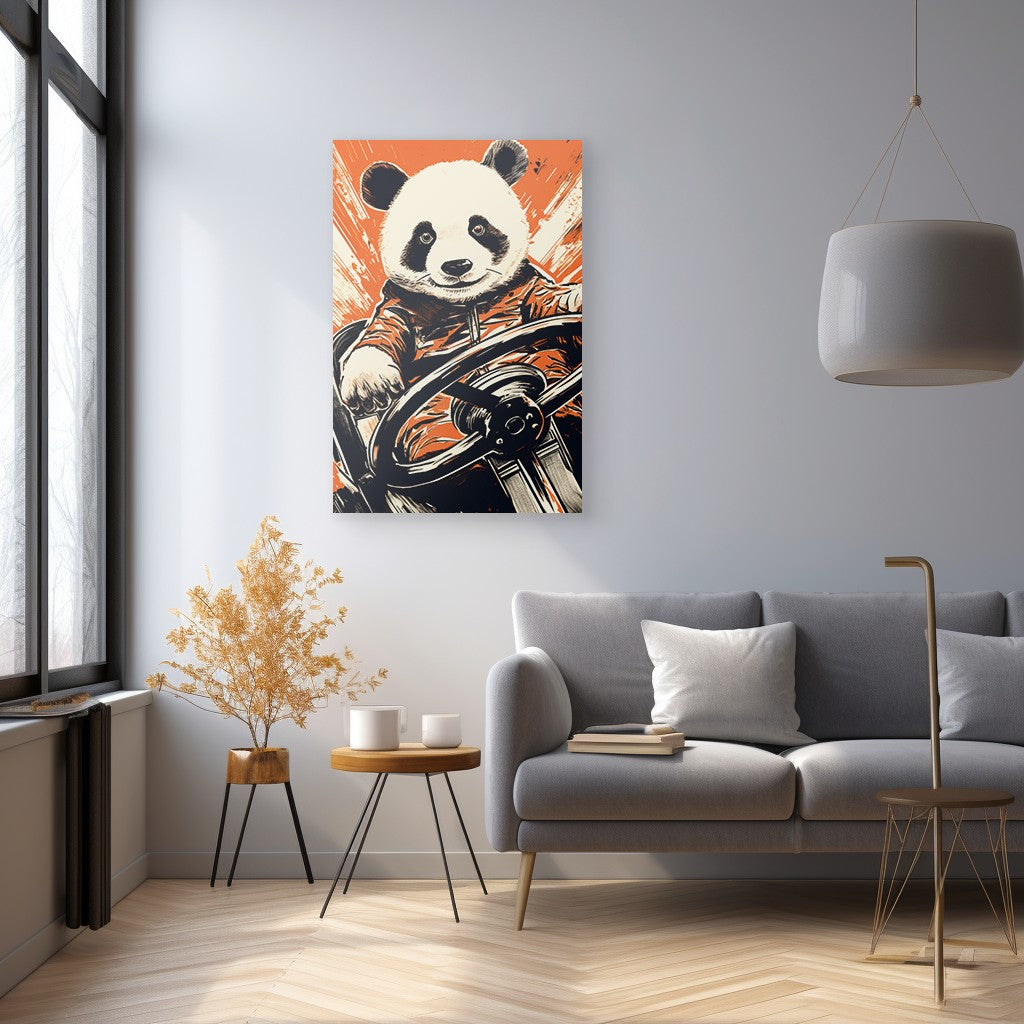 Panda's Joyride Wall Art