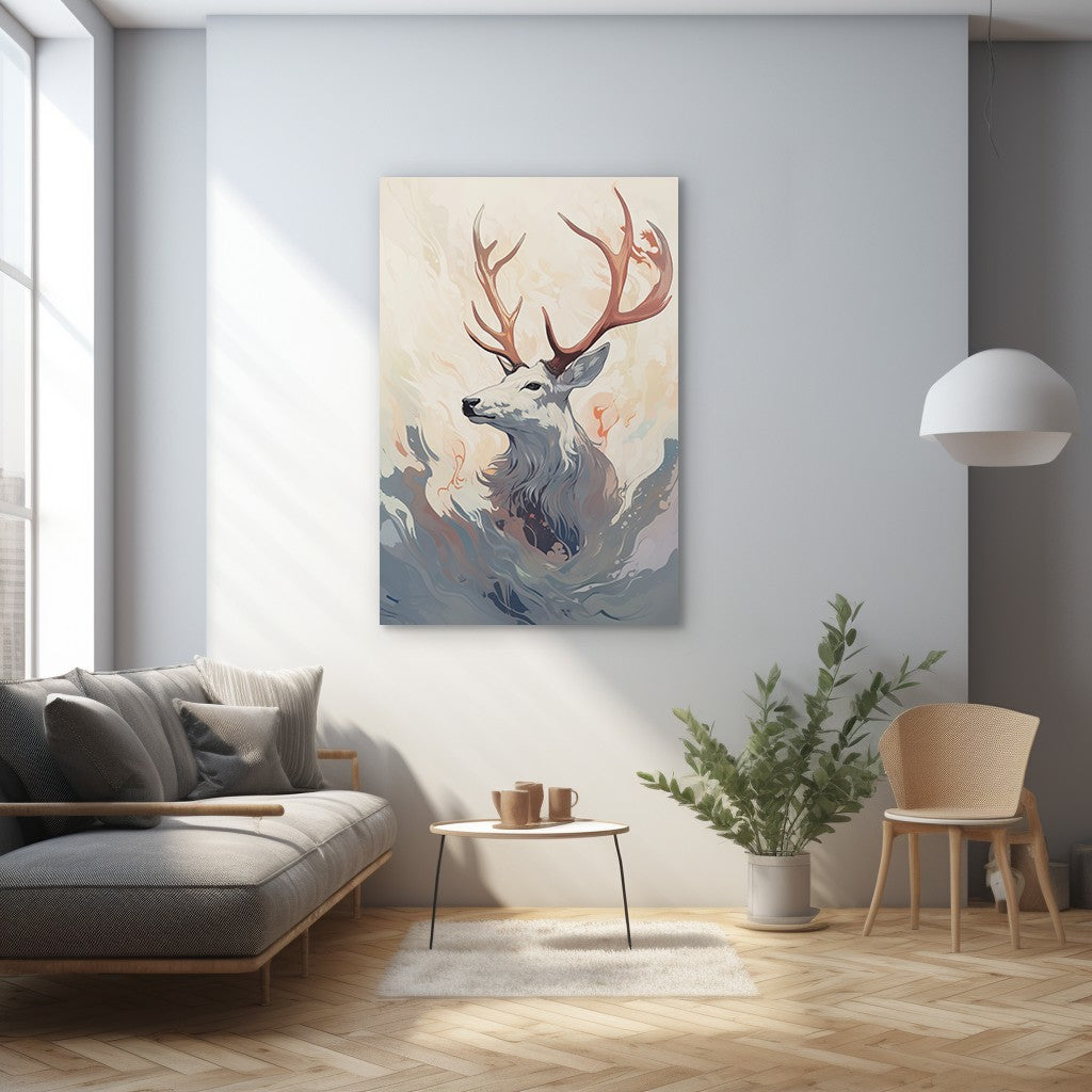 Abstract Elk Visions Wall Art