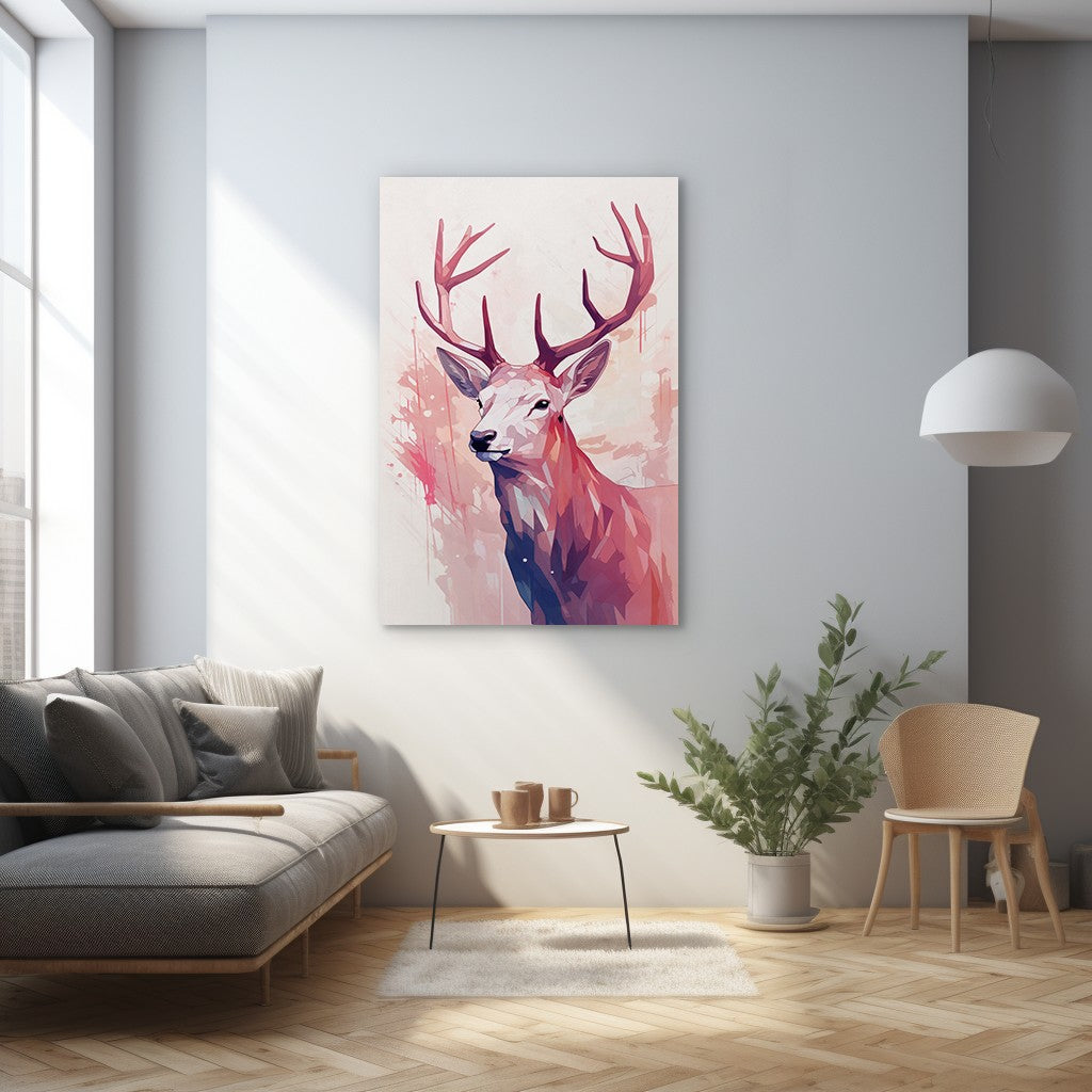 Elk Abstract Wall Art