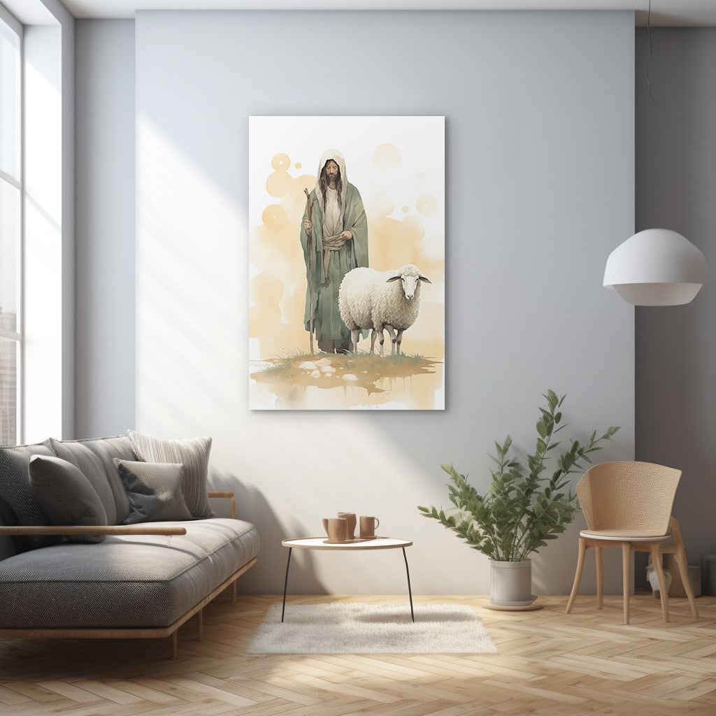 The Shepherd Guardian of the Flock Wall Art