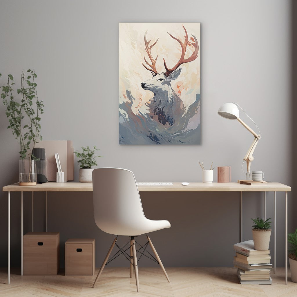 Abstract Elk Visions Wall Art