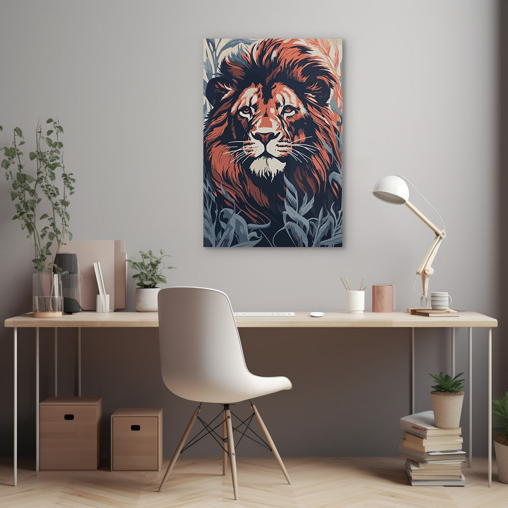 Commanding Authority Of Lion Wall Art