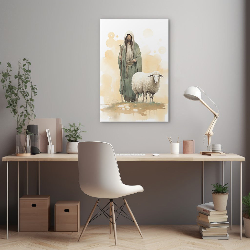 The Shepherd Guardian of the Flock Wall Art