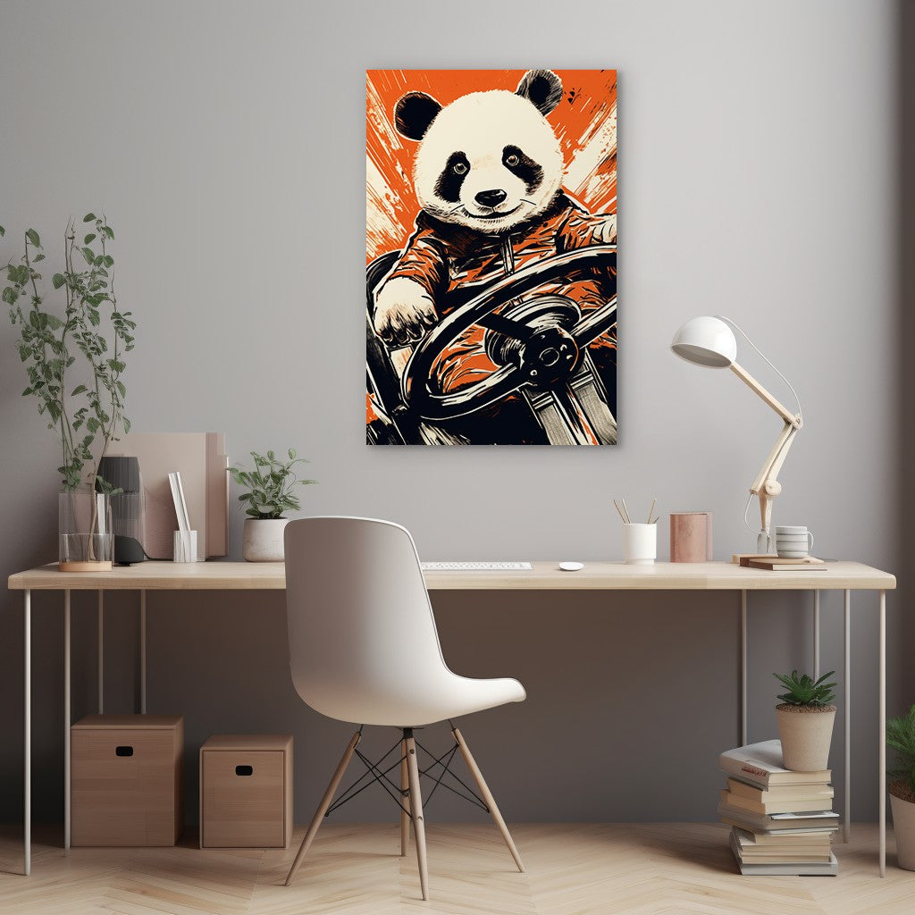 Panda's Joyride Wall Art