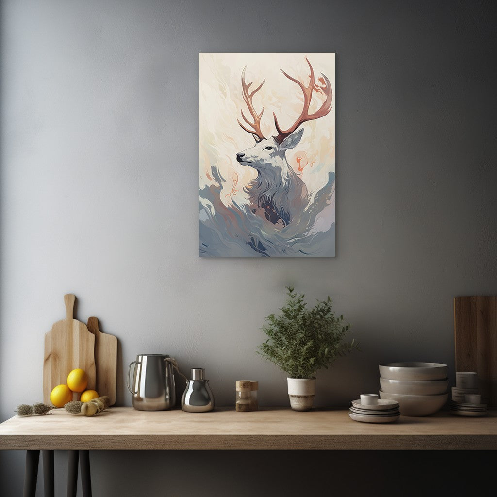 Abstract Elk Visions Wall Art
