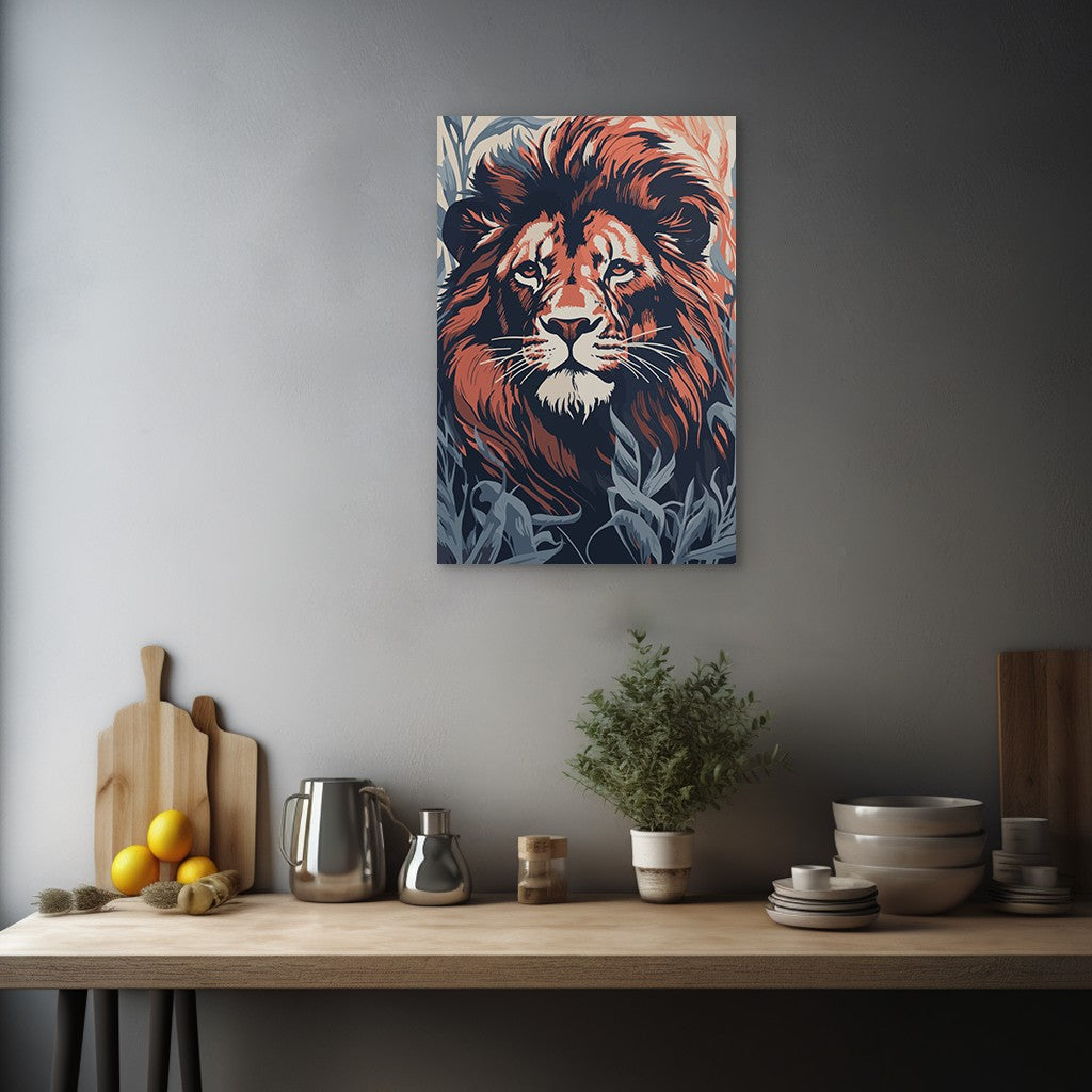 Commanding Authority Of Lion Wall Art