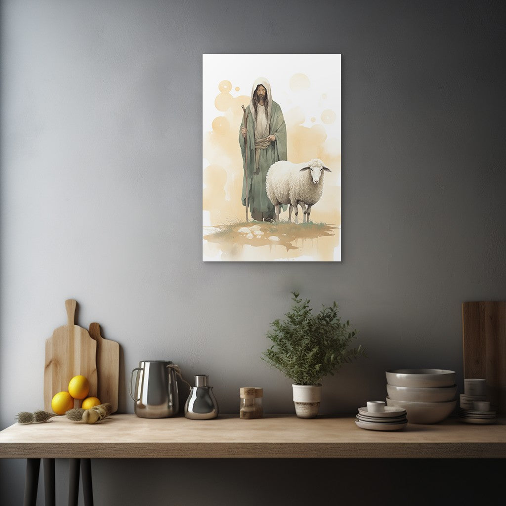 The Shepherd Guardian of the Flock Wall Art