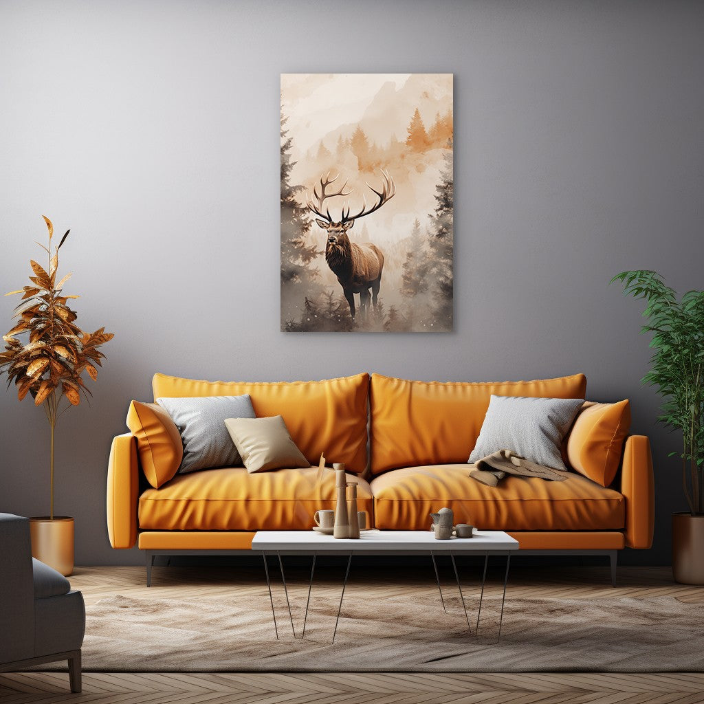 The Forest Elk Wall Art