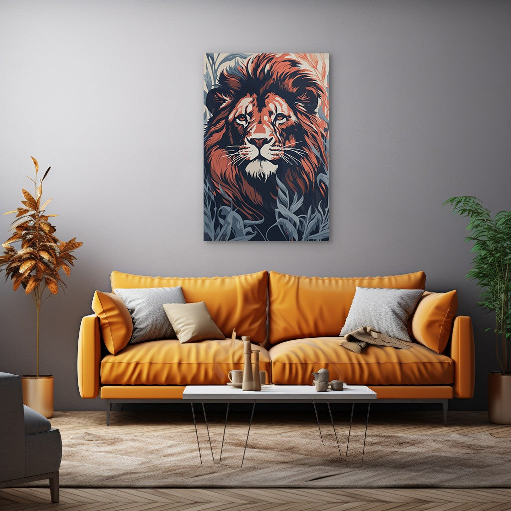 Commanding Authority Of Lion Wall Art