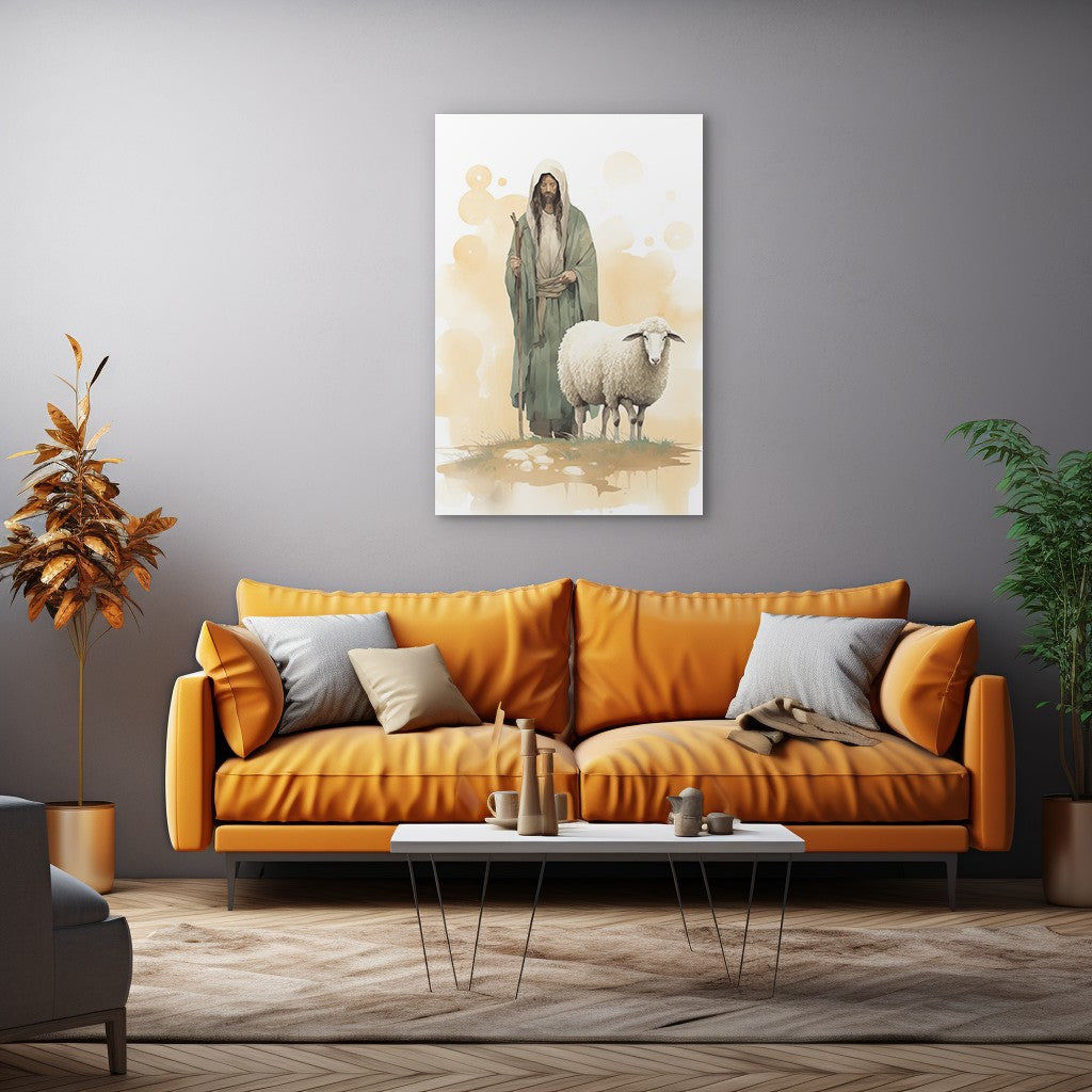 The Shepherd Guardian of the Flock Wall Art