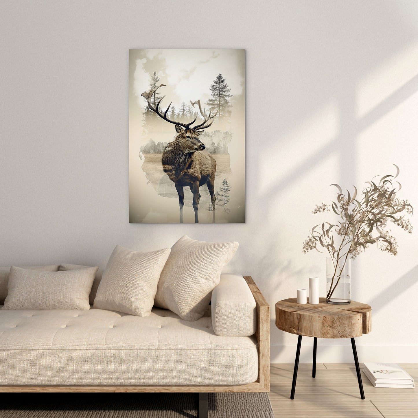 Elk and Wilderness Wall Art