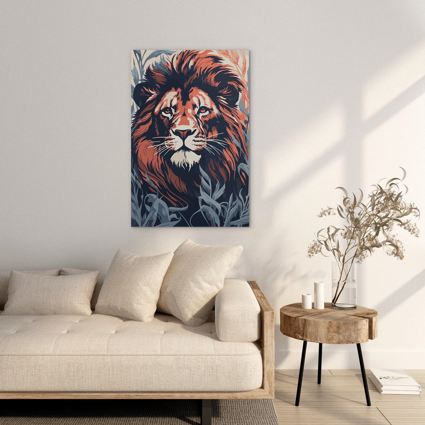 Commanding Authority Of Lion Wall Art