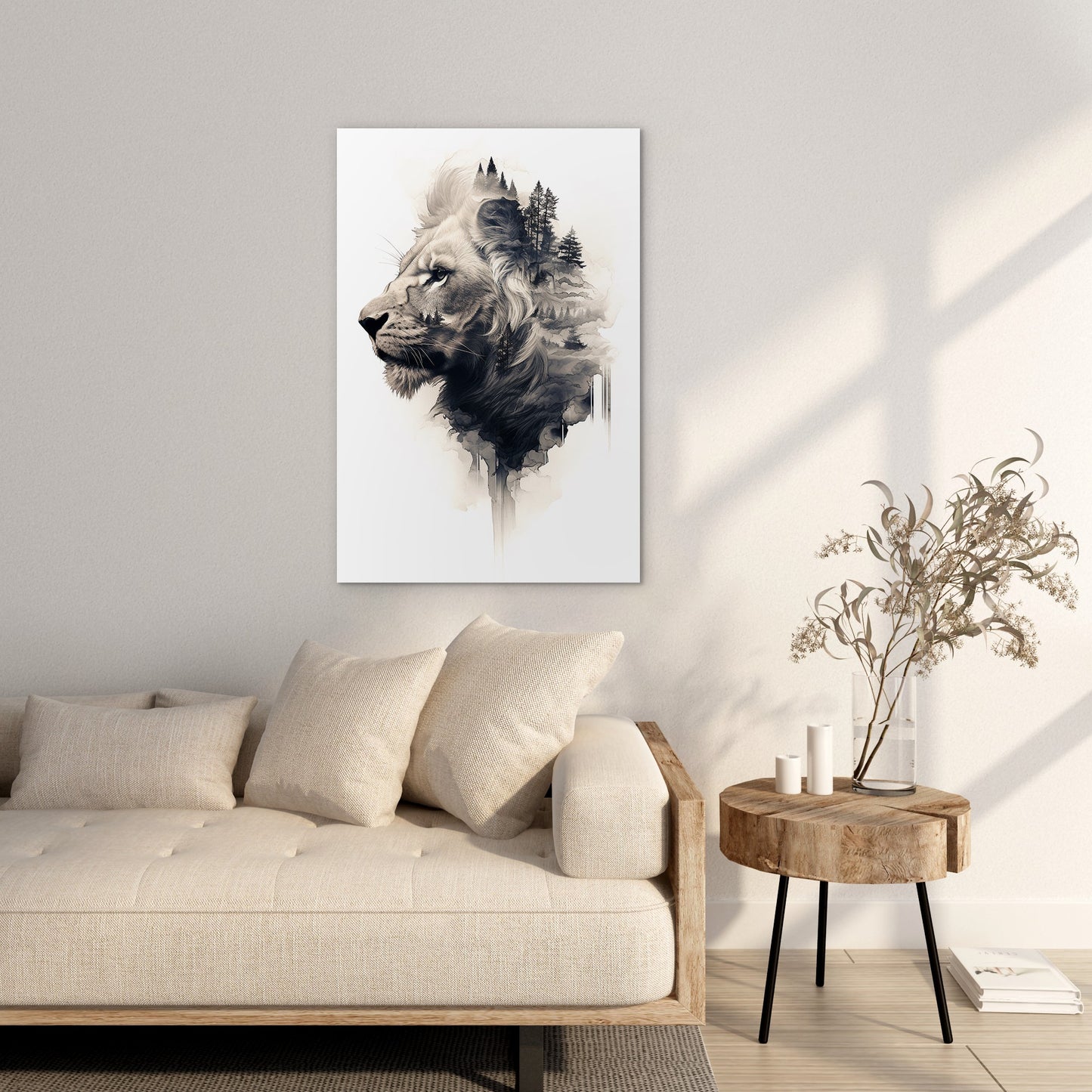 The Majestic of the Lion Wall Art