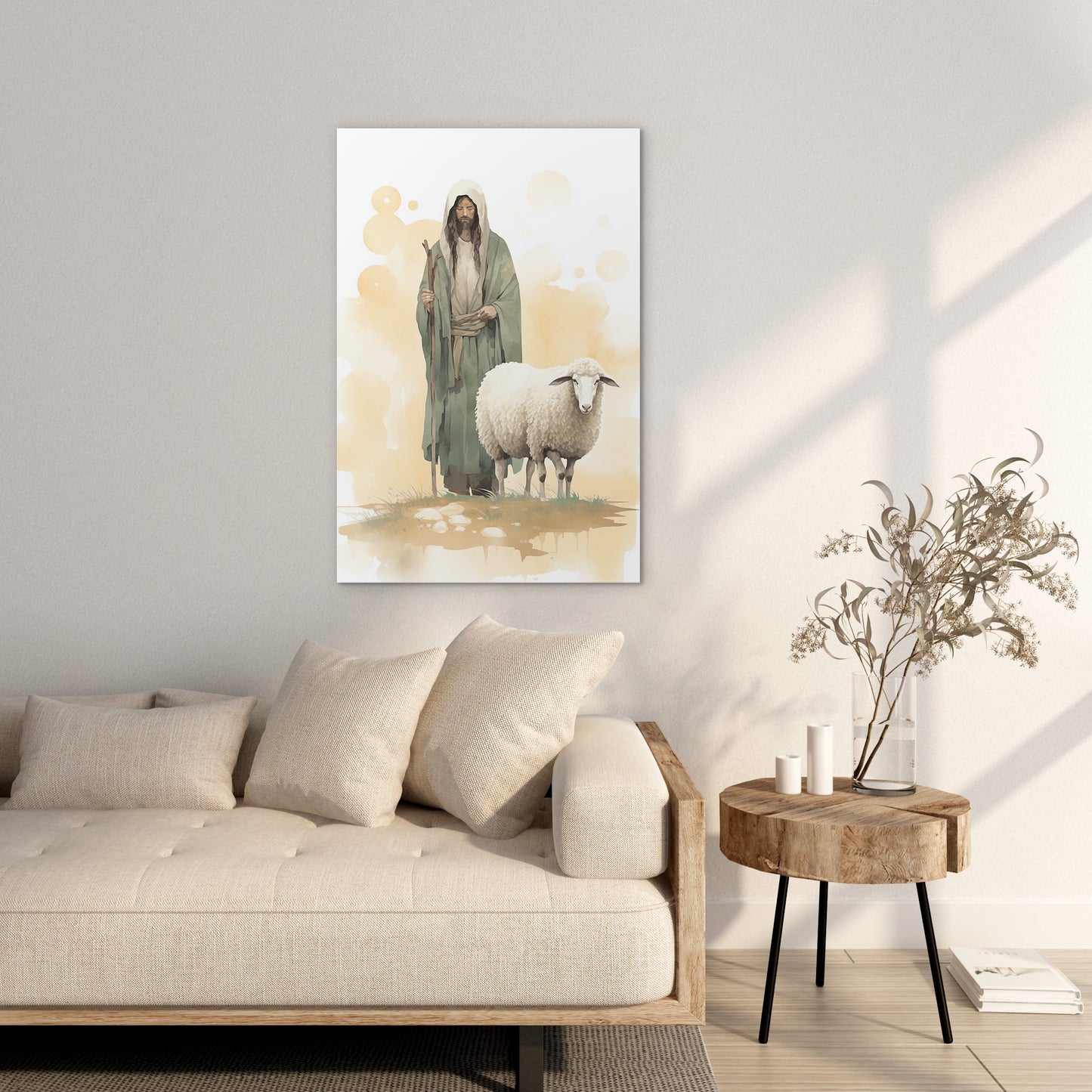 The Shepherd Guardian of the Flock Wall Art