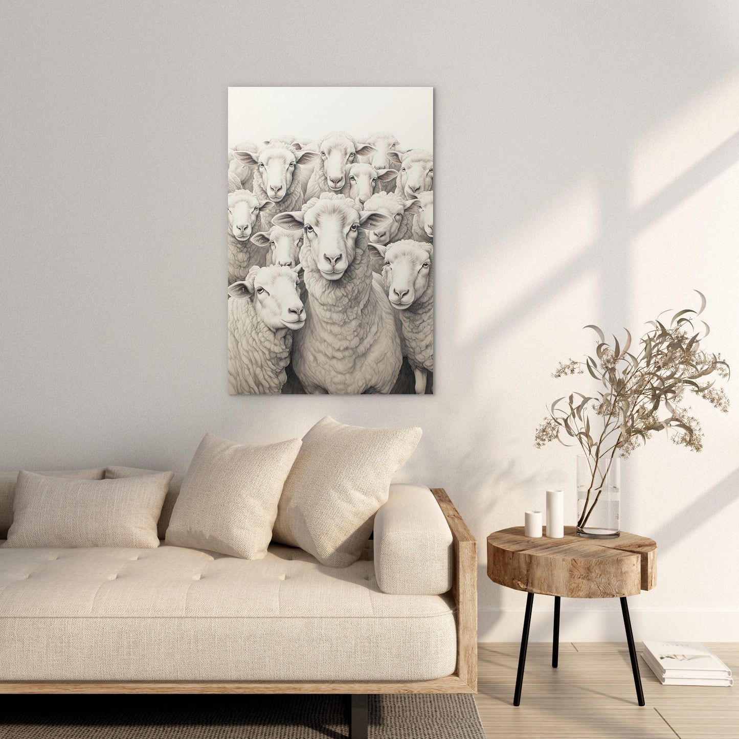 Flock Of Sheep Wall Art