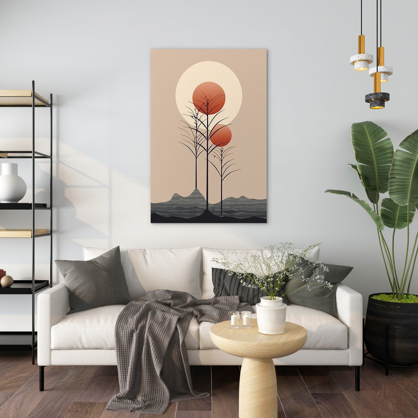 Boho Tree Wall Art - 2