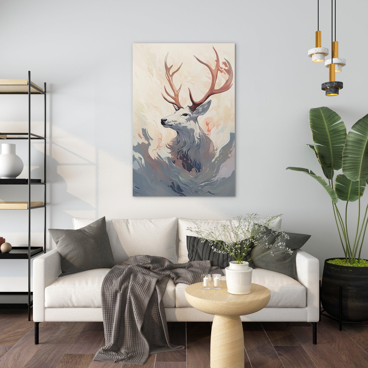 Abstract Elk Visions Wall Art