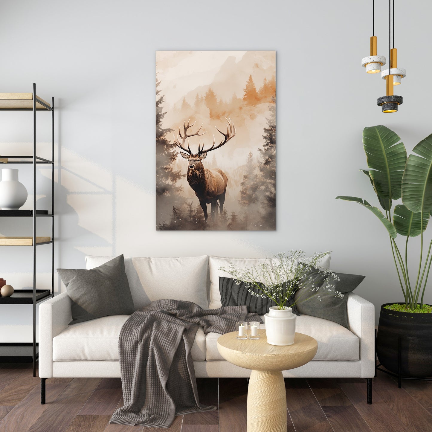 The Forest Elk Wall Art